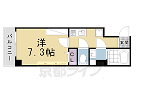 京都府京都市上京区五番町（賃貸マンション1K・2階・22.12㎡） その2