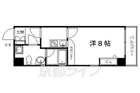 京都府京都市上京区錦砂町（賃貸マンション1K・4階・28.00㎡） その2