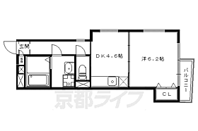 京都府京都市左京区下鴨貴船町（賃貸マンション1DK・1階・31.66㎡） その2