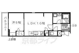 京都府京都市北区小山下総町（賃貸マンション1LDK・3階・37.89㎡） その2