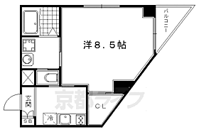 ラトゥール北白川 203 ｜ 京都府京都市左京区北白川下池田町（賃貸マンション1K・2階・24.96㎡） その2