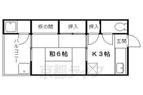 西野荘 3 ｜ 京都府京都市左京区松ケ崎三反長町（賃貸アパート1K・1階・18.00㎡） その2