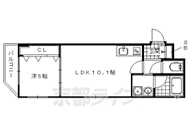 京都府京都市上京区大宮町（賃貸マンション1LDK・5階・36.57㎡） その2