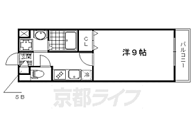 京都府京都市上京区菱丸町（賃貸アパート1K・1階・25.73㎡） その2