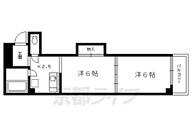 サンチェリーたかだIII 321 ｜ 京都府京都市左京区高野清水町（賃貸マンション2K・3階・33.15㎡） その2