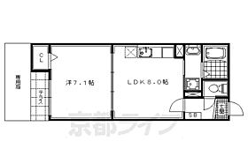 京都府京都市上京区大心院町（賃貸マンション1LDK・1階・35.37㎡） その2