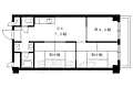 シャトー高野3階8.3万円