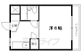 ロータリーマンション修学院4階3.5万円
