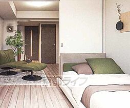 JR山陰本線 二条駅 徒歩15分の賃貸マンション 6階1LDKのリビング/ダイニング