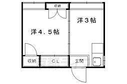 ハイツ京家 2階/-