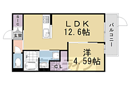 Side西ノ京 1階/-