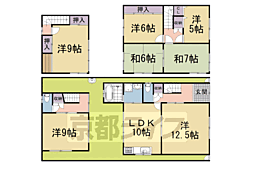 京大前貸家 7LDKの間取り
