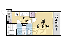 京都地下鉄東西線 椥辻駅 徒歩6分 2階/-