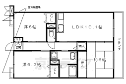 京都地下鉄東西線 東野駅 徒歩9分 3階/-