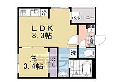 JR山陰本線 花園駅 徒歩6分 3階/-