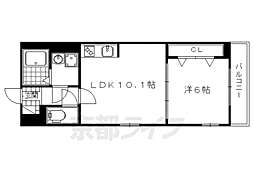 めぞん北山II 1階/-