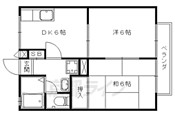 京都地下鉄東西線 醍醐駅 徒歩8分 2階/-