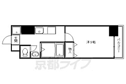 ブリリアンスito 1Kの間取図画像