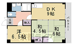 第2メゾンナカジマ 3LDKの間取図画像