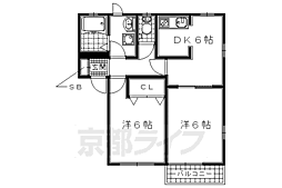 近鉄京都線 久津川駅 徒歩3分 2階/-
