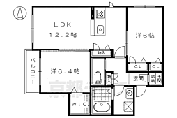 シャーメゾン岩倉南 2LDKの間取図画像