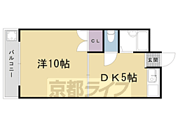 JR山陰本線 太秦駅 徒歩15分 5階/-
