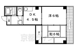 アーバンレイ12 2DKの間取図画像