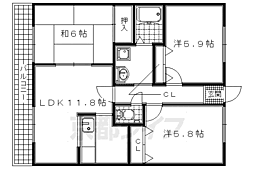 JR奈良線 木津駅 3.7km 2階/-