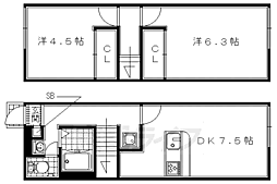 JR奈良線 城陽駅 徒歩20分 1階/-