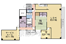 ステュディオフラット室町下川ビル 3SLDKの間取図画像