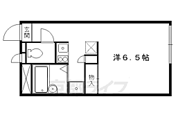 レオパレス松ケ崎 1Kの間取図画像
