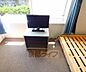 リビング/ダイニング：ＴＶ、ベット、机もあります。