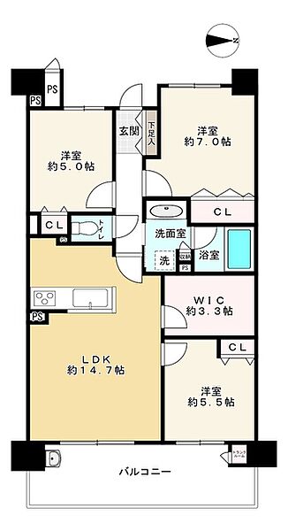 間取りを拡大表示