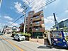 外観：タイル張りの荘厳な外観は、マンションならでは。 