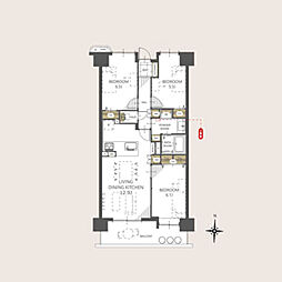 間取図画像 3LDK