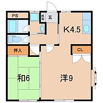 リバービューみどりの杜 205 ｜ 福島県福島市瀬上町字南中川原（賃貸アパート2K・2階・45.00㎡） その2