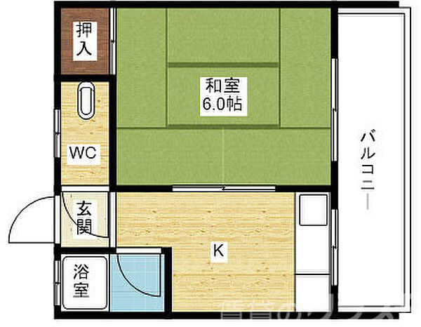 中善マンション ｜大阪府大阪市淀川区西三国1丁目(賃貸マンション1K・3階・20.00㎡)の写真 その2