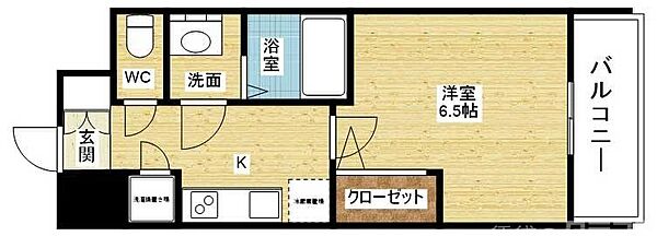 レジュールアッシュ塚本II ｜大阪府大阪市西淀川区野里1丁目(賃貸マンション1K・7階・22.95㎡)の写真 その2