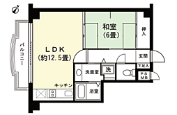 ファミール・ヴィラ強羅 1LDKの間取図画像