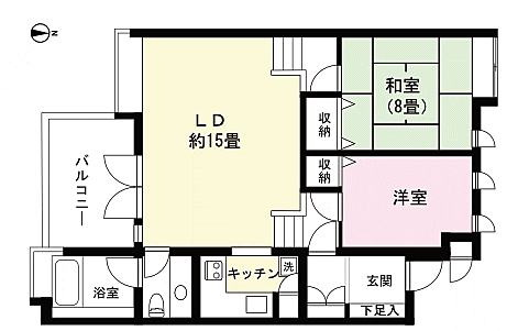 間取りを拡大表示