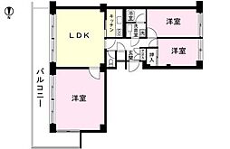 フェアモントビュー伊豆 3LDKの間取図画像