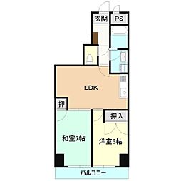 つくばエクスプレス つくば駅 バス20分 つくば電々センター下車 6.4kmの賃貸マンション 4階2LDKの間取り