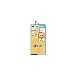 宮本ハイツ 1Kの間取図画像