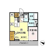 ルピナスK 102 ｜ 茨城県つくば市天久保3丁目（賃貸アパート1LDK・1階・30.13㎡） その2