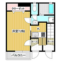 GlandField天久保II 102 ｜ 茨城県つくば市天久保3丁目（賃貸アパート1K・1階・26.39㎡） その2