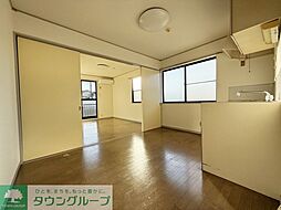 JR青梅線 小作駅 バス12分 八雲神社下車 徒歩1分の賃貸アパート 2階2DKのリビング/ダイニング