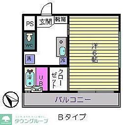 ラ・ヴィスタ 1Kの間取図画像