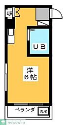 レガーロコヤス ワンルームの間取図画像