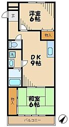 ファミール015 3DKの間取図画像