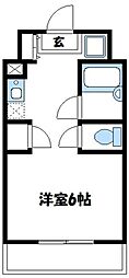 ラフィーネ学生マンション 1Kの間取図画像
